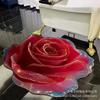 3D Цветок Ковер для Гостиной Противоскользящий Впитывающий Коврик Домашний Коврик для Ванной Комнаты Кухни Прихожей