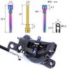 1 Set M4/M6/M8 Bicycle Oil Disc Screws Titanium Alloy Disc Brake Screws  Cycling Supplies