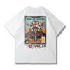 Мужская футболка EVA Evangelion Японское аниме Унисекс Хлопок Графический принт Короткий рукав Уличный стиль Летняя Повседневная Фитнес