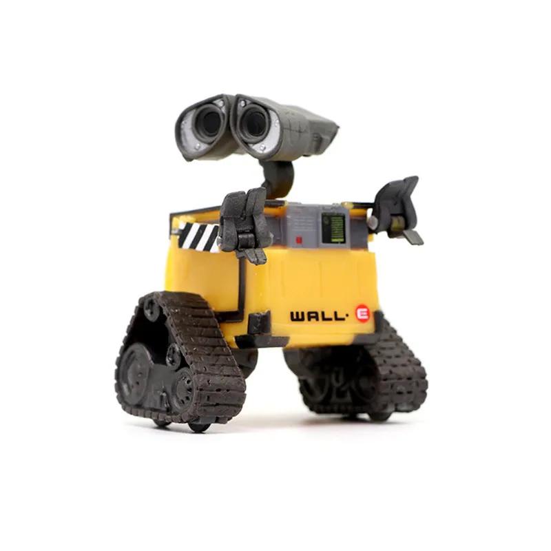 Робот Wall-E Wall E и EVE ПВХ Фигурки Действия Коллекция Модель Игрушки Куклы 6см10см Для Детей Рождественский Подарок