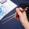 23cm Long Stainless Steel Chinese Chopsticks Reusable Tableware Non-Slip Noodles Sushi Food Chopsticks Sticks Kitchen Tools