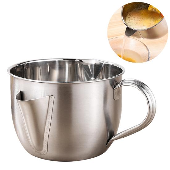 Чаша масляного фильтра, практичный толстый портативный сепаратор масляного жира, хороший захват, чаша масляного фильтра, чаша масляного фильтра для дома