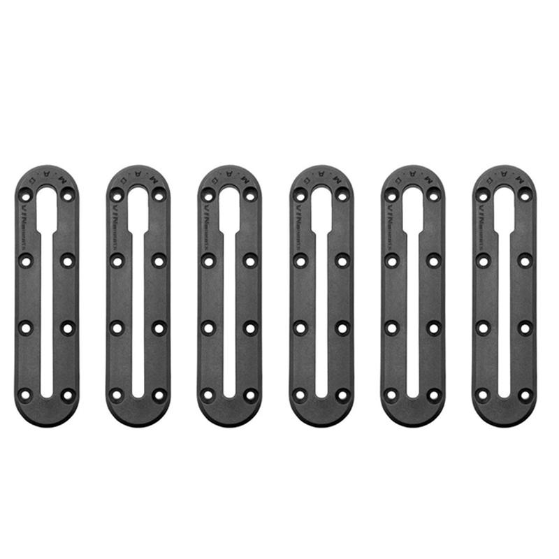 A16P-6X Kayak Slide Track Rails Bracket DIY Accessories Fishing Rod Holder Mounting Base Rack Compatible RAM