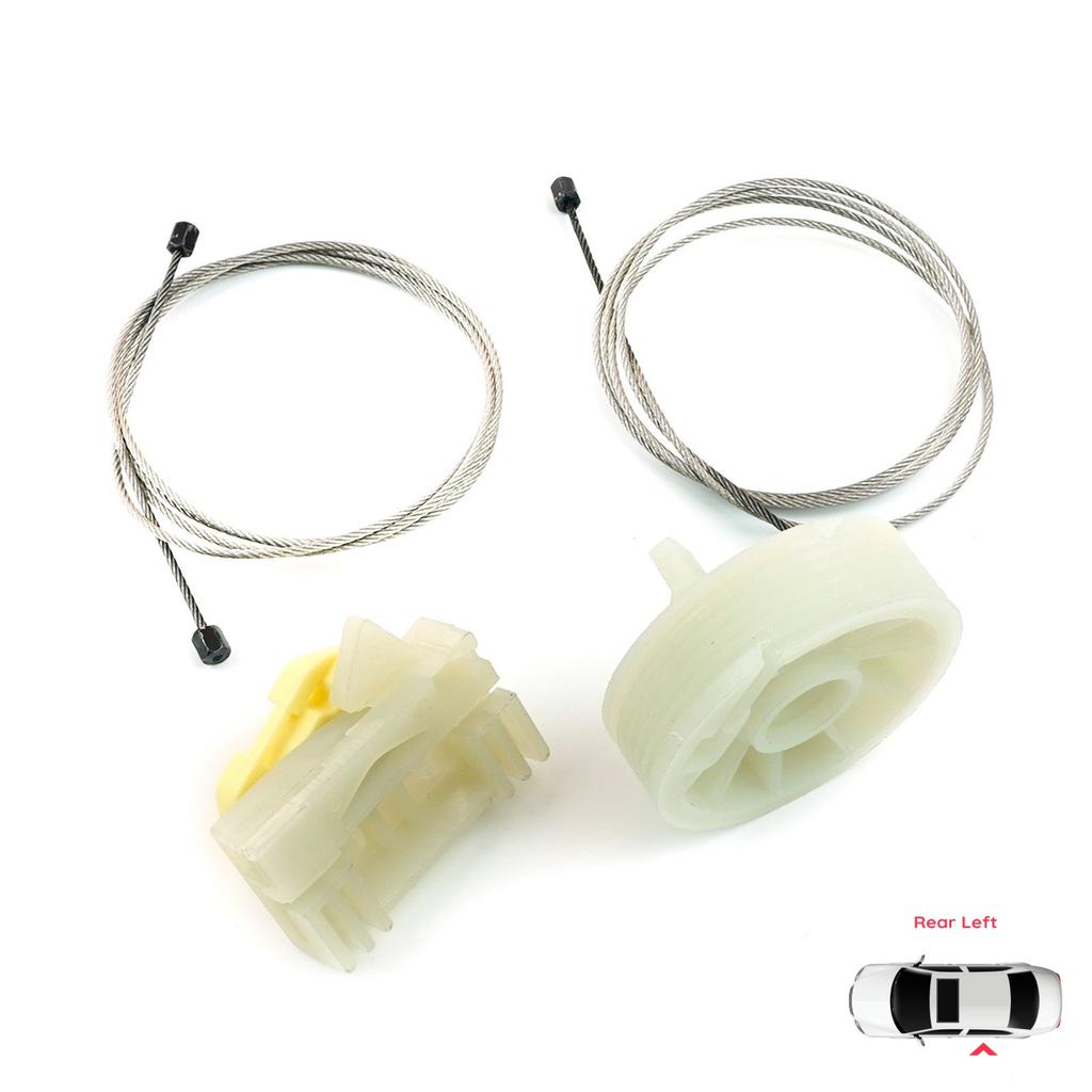 BWR367 Window Regulator Repair Set Rear Left Door for Vauxhall Opel Meriva MK1 A X03 2003-2010 93362663