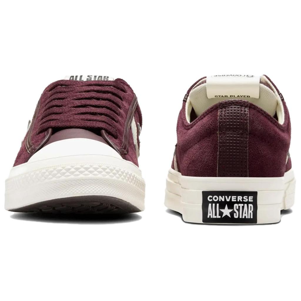 Converse Кроссовки Star Player 76 Замшевые Низкие Кровяной Камень Унисекс Красный Аист Черный A11532C