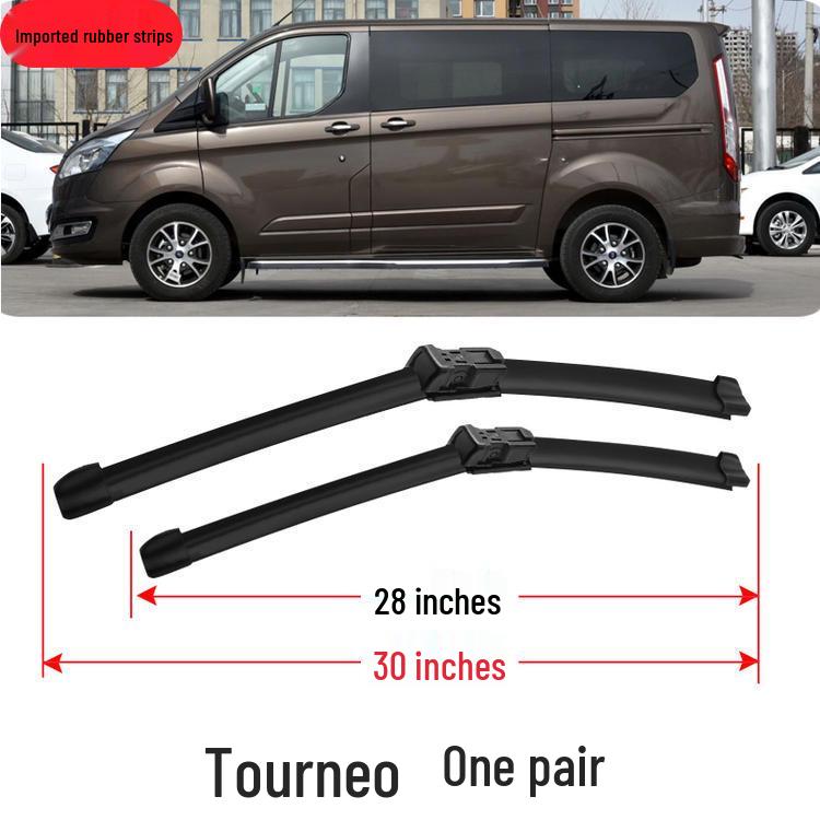 Бескаркасная задняя щетка стеклоочистителя Ford Tourneo - Аксессуар с бесшумной резиновой лентой