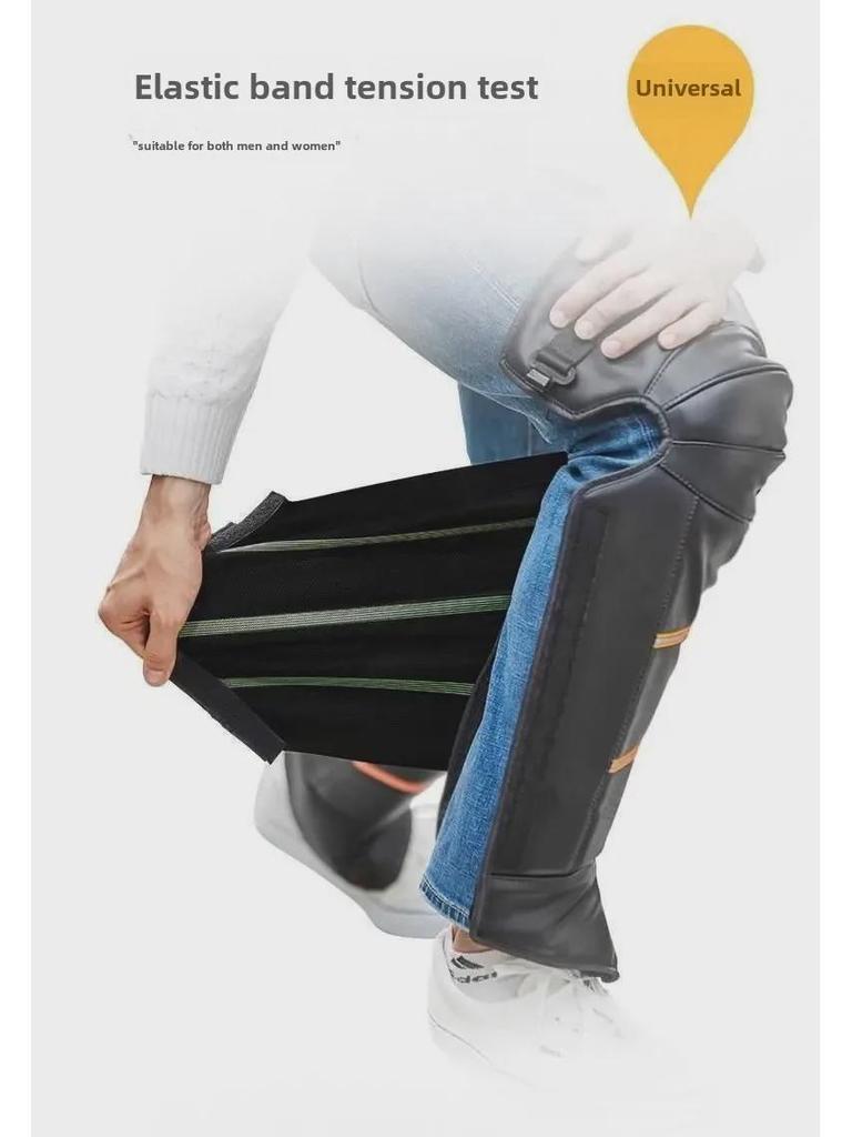 Утолщенные ветрозащитные зимние наколенники для мотоциклов и электровелосипедов, мужские и женские леггинсы для езды в холодную погоду