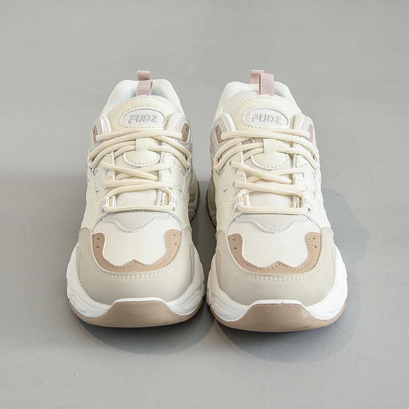 CRLAYDK Женские 2024 Новые Модные Кроссовки Платформа Папа Повседневные Классические Сетчатые Обувь для Ходьбы Удобные На шнуровке Путешествия Теннис