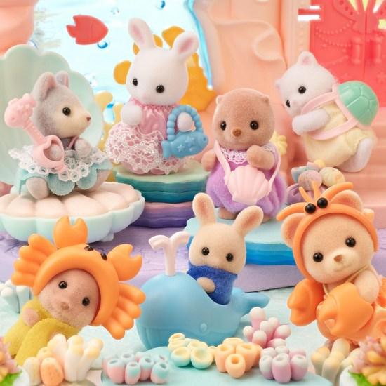 Sylvanian Family Blind Bag Baby Sea Friend Figures 8 Types X 2p Set 5721, Popular Toys In Korea