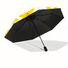 1pc Flower Pattern Automatic Open/Close Umbrella, Portable Folding Umbrella for Travel, Themed Events, It is suitable as a gift for various festivals,