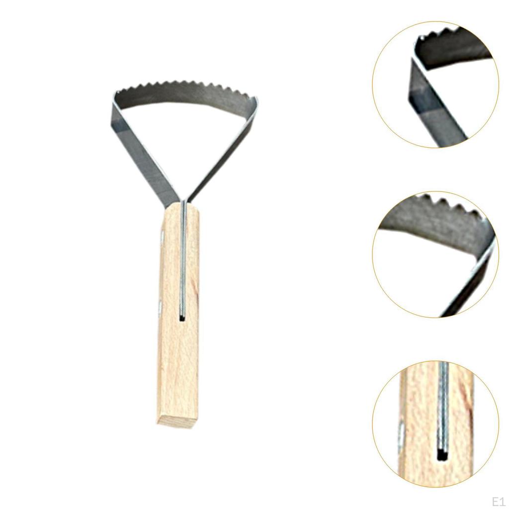 Ручной инструмент для скребка травы, прополки, удобная деревянная ручка, многофункциональный для сада