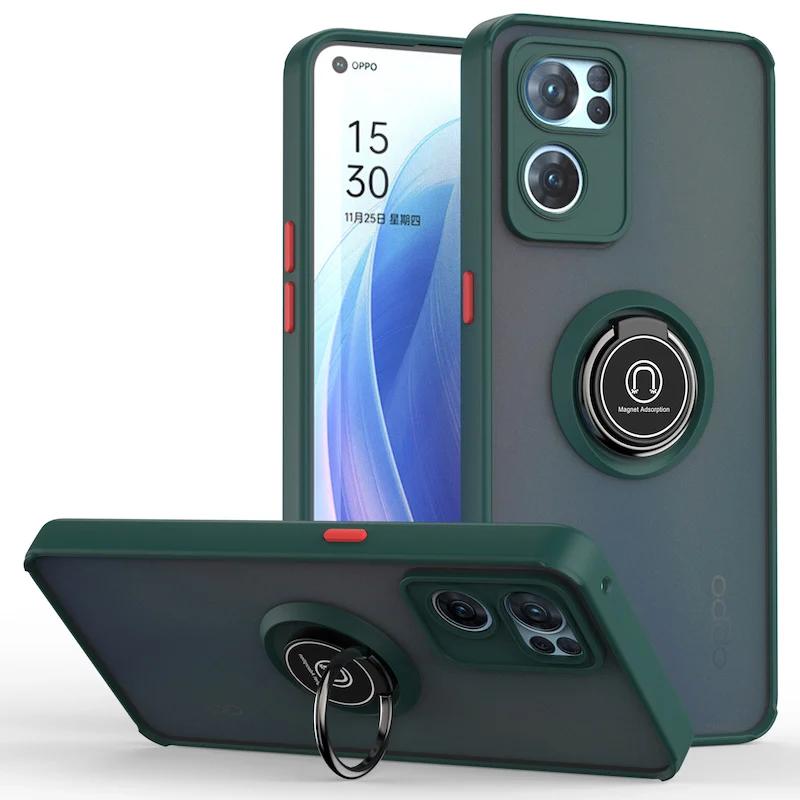 Чехол-держатель для кольца, оптовая продажа, чехол для телефона OPPO Reno 11 Pro FIND X7 Ultra A3s A15 A16 A31 A52 A53 A54 A72 A74 A94 A9, противоударный чехол