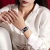 Серебристый ремешок для часов для Huawei Band 10/9/8 из нержавеющей стали, металлический ремешок с 3 звеньями