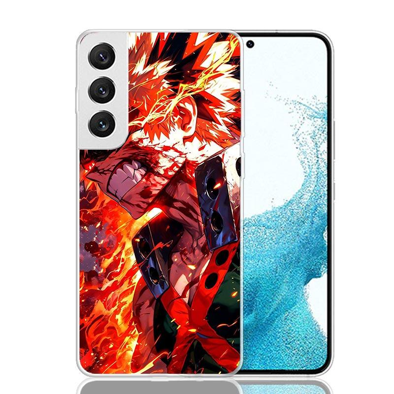 Бактего Кацуки MHA Мой герой Чехол для телефона для Samsung Galaxy S26 S25 Edge S24 S23 FE S22 Ultra S21 Plus S20 + Fundas Cover Coque Ga