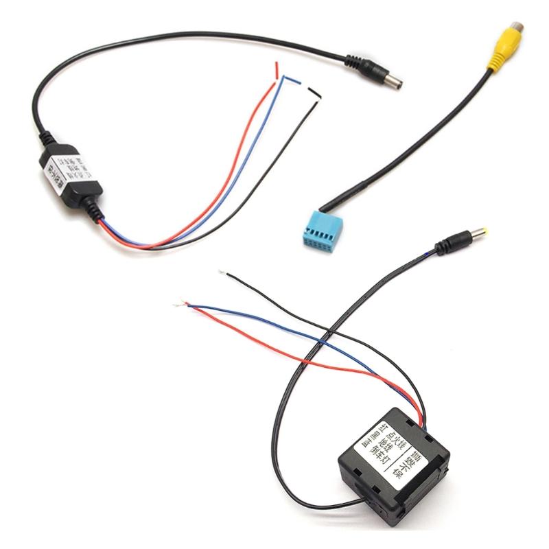 Автомобильная камера заднего вида RCA с таймером, реле задержки, фильтр-выпрямитель RCD330 PQ MIB RCA-кабель-адаптер, аксессуары