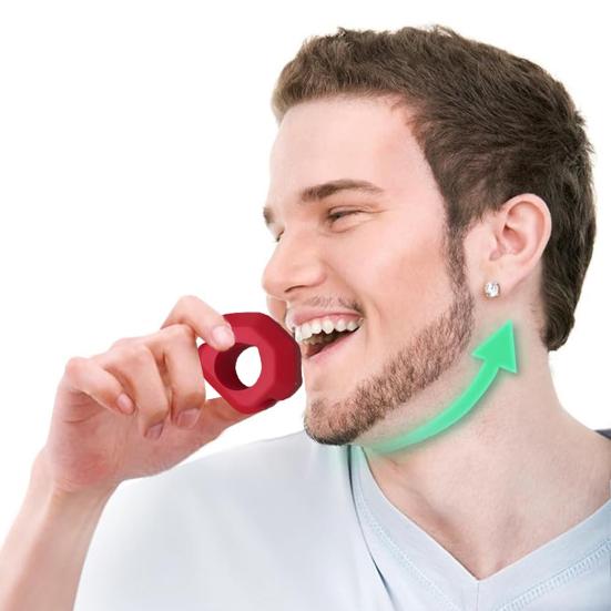 Silicone Jaw Exerciser Ball Portable Men Women Face Muscle Sculpting Jaw Bone Strengthener Jawline Shaper Trainer Toner Face Slimming Tools