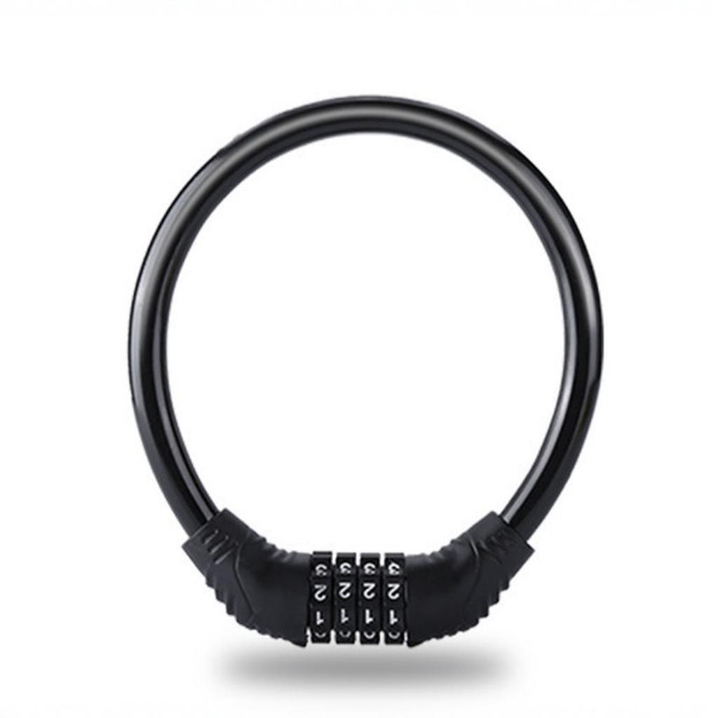 Bike Accessories  Bike Lock Anti-theft Password  Road Bike Security Cable Locker Portable Combination Code Padlock