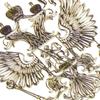Sticker Auto Decals Car Stickers  Federation Eagle Emblem Nickel Metal Coat of Arms of Russia