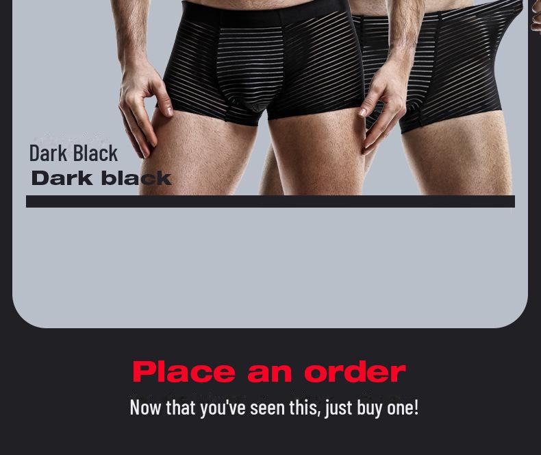 Aoyuan мужские дышащие полосатые боксерские шорты из ледяного шелка