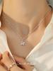925 Silver Zircon Star Necklace - Women's Summer 2023 Light Luxury Clavicle Chain, Niche Design Gift