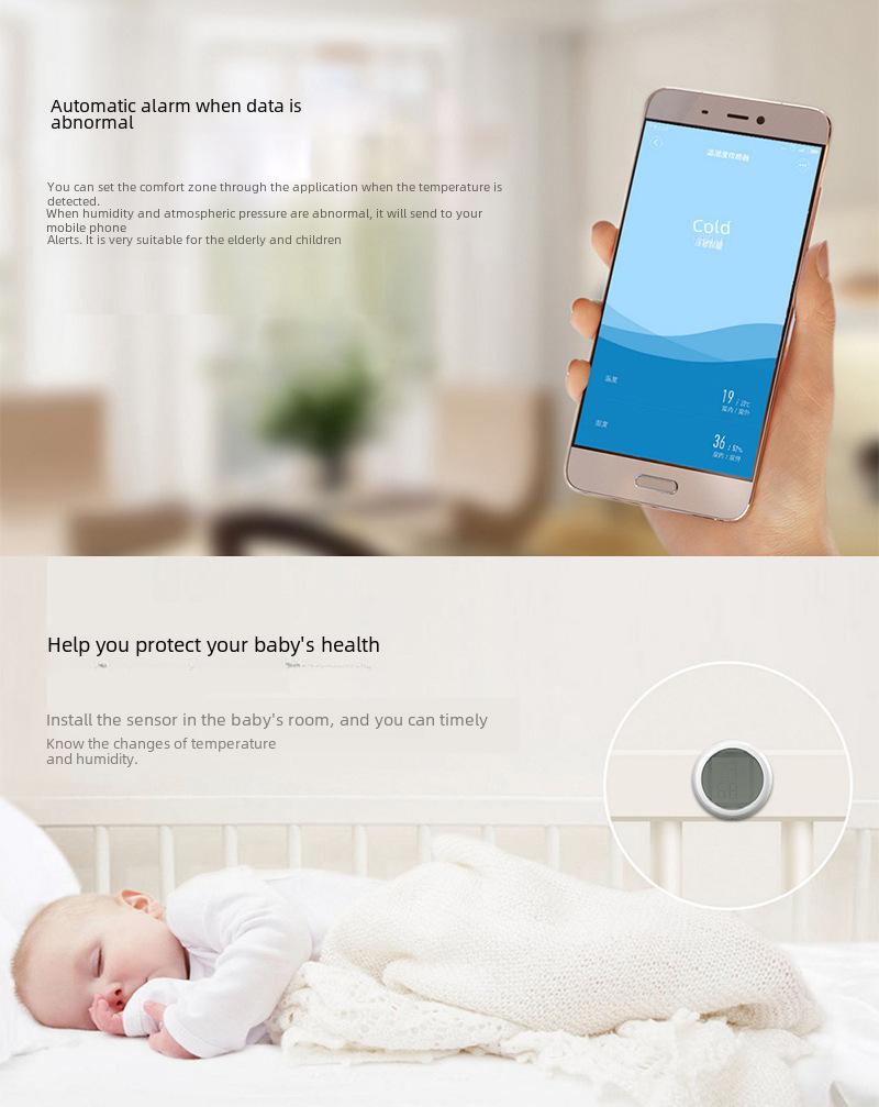 Датчик температуры и влажности для умного дома Tuya Zigbee