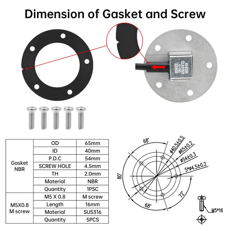 New 52mm Universal 2 in 1 Dual Gauge with Alarm LED Fuel Level Meter Voltmeter+Fuel Tank Level Sensor 0-190 Ohm Car Boat Custom