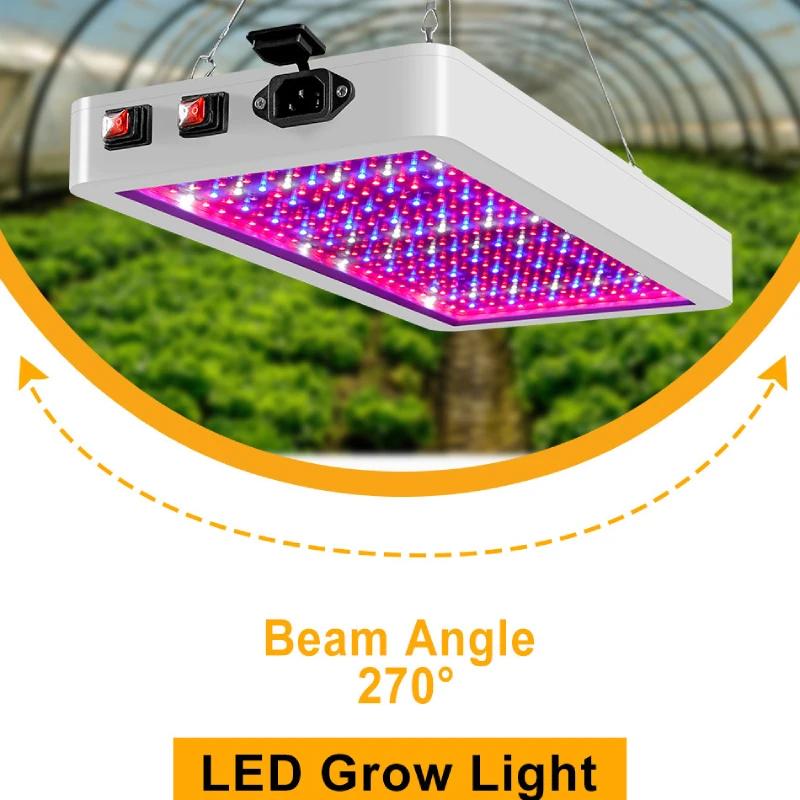 Новейшие светодиодные лампы полного спектра 216/312 для выращивания растений IP65, лампы для гидропоники, тепличные лампы, световой короб для выращивания цветов