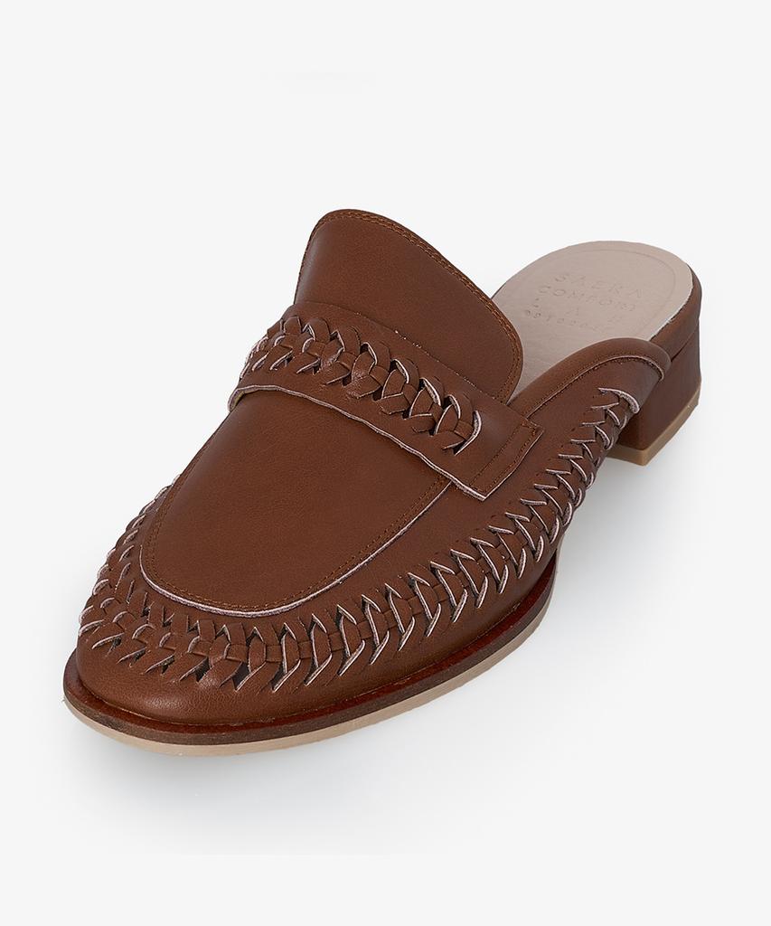 Кожаная мюля Saera Classic Weaving K56M503