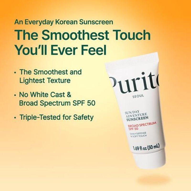[Purito Seoul] Солнцезащитный крем Sun Day Adventure 50 мл (внебиржевой)