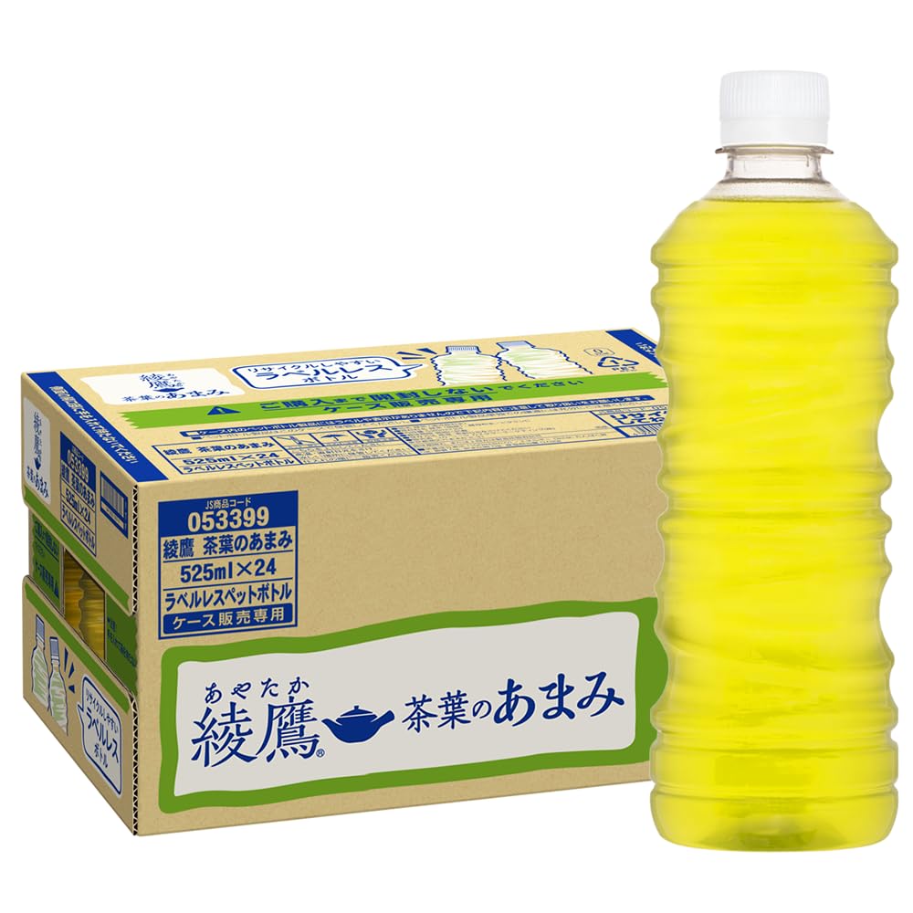 Ayataka Tea Leaf Sweet Labelless 525ml PET X 24 Bottles Coca-Cola