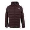 Red Run Hoody Running Warm Cold Weather Coal Size S Men's Water-Repellent Coat, Brown,
