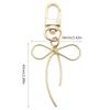 Bowknot Shape Keychain Pendant Multicolor Butterfly Knot Key Chain Fashionable Bows Ornament for Phones Car Keys Bags