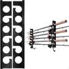 2x Fishing Pole Holders Wall or Ceiling Mounted Display Durability Reliable for Garage Storage