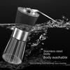 304 Stainless Steel Hand-Crank Coffee Grinder: Large Capacity, Portable, Multi-Function Bean Grinder for Home Use.
