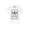 Originals Double-Sided Print Big Logo Casual Short Sleeve T-Shirt Men Tops White BS3136