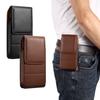 Textured Design PU Leather Belt Clip Case Magnetic Closure Vertical Cover For Mobile Phones