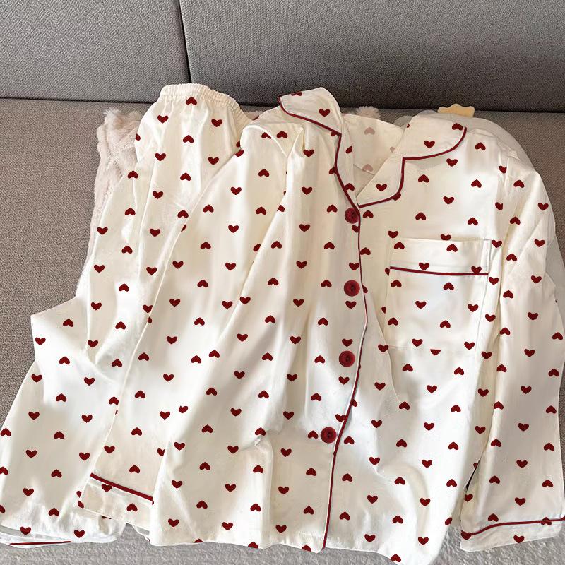 Женский новый весенне-осенний комплект пижамы в корейском стиле Ins для дома, комплект домашней одежды для девочек, пижама с длинными рукавами, комплект домашней одежды для студентов