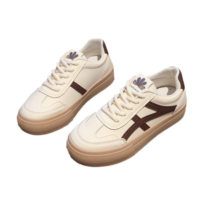Popular Little White Shoes Summer Women's 2024 Autumn New Breathable Thick Baseplate Shoes Retro Casual Sports Chic Shoes
