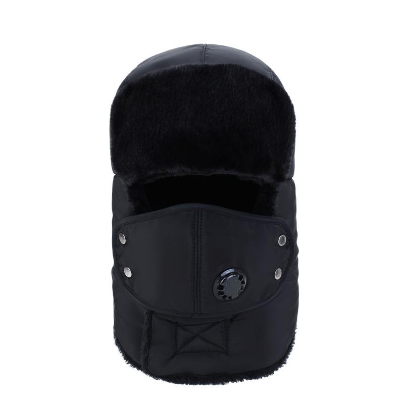 Warm Cap Winter Fashion Men Women Hats Windproof Thermal Fleece Bomber Hat Hooded Neck Warmer Hiking Scarves Snow Ski Hat