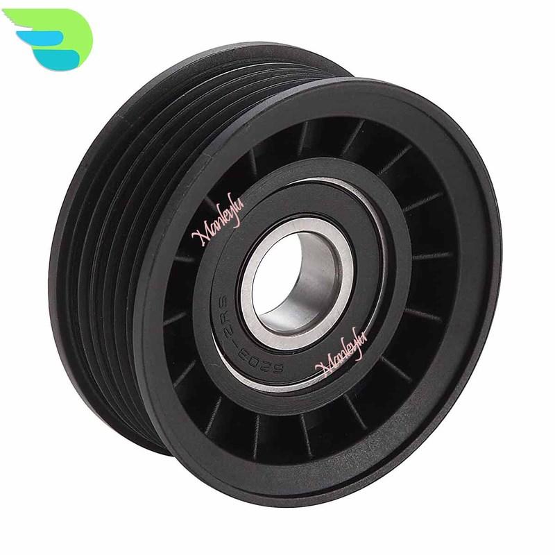 Belt Idler Pulley for CADILLAC CTS CHEVROLET ASTRO C1500 SILVERADO FORD F8RZ6A228AA 12555-424 F77Z6B209AA XF2E6B209AD
