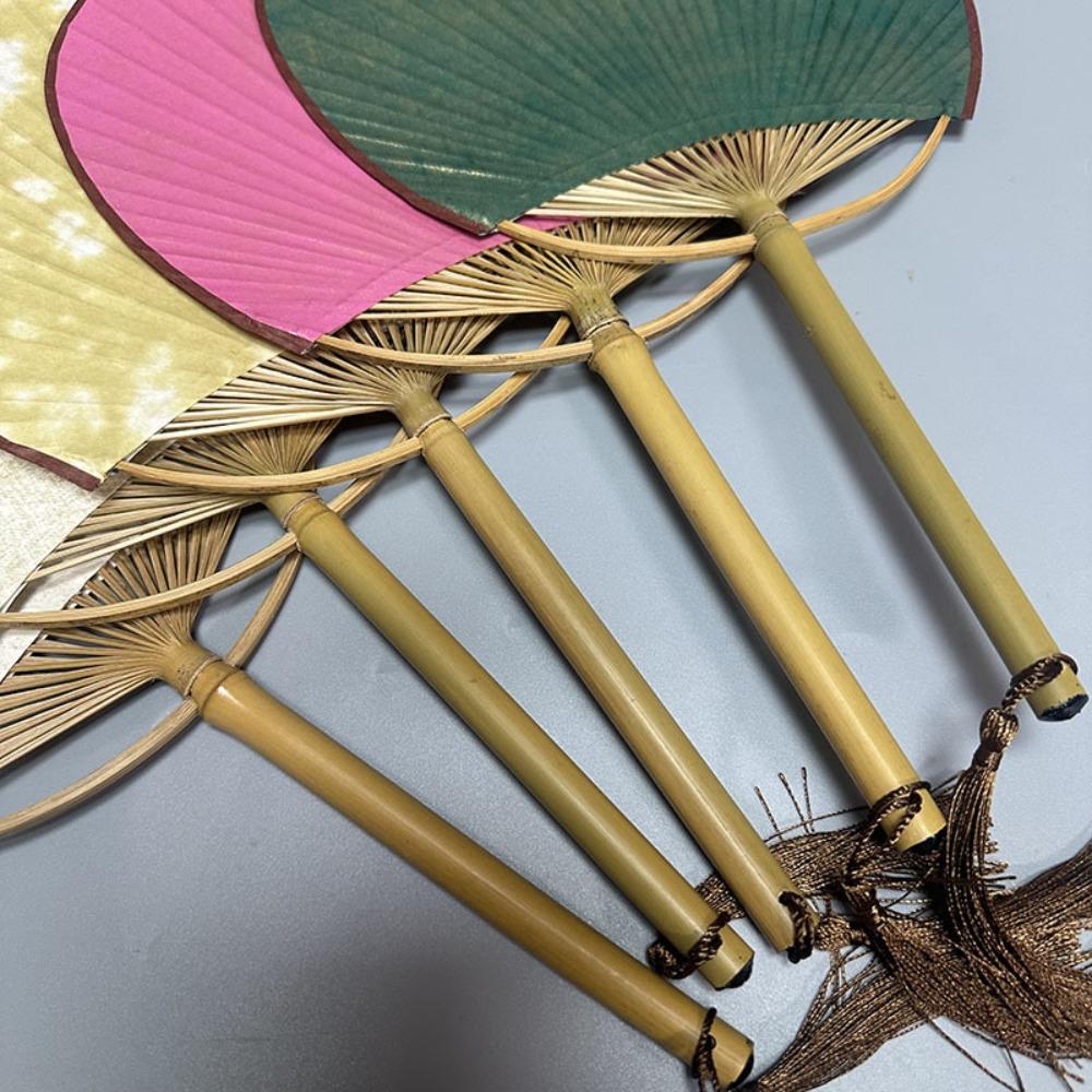 Бумажный пустой веер, винтажный китайский веер, классический расписанный вручную веер с каллиграфией