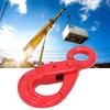 Eye-Type Self-Locking Lifting Hook Alloy Steel Clevis Hook Safety Lock Slip Hook  Port