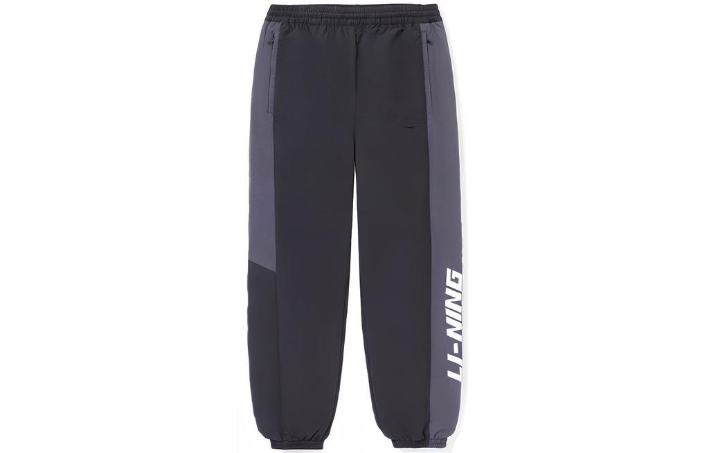 Li Ning Коллекция Sports Life Вязаные спортивные штаны мужские черные AYKS033-2