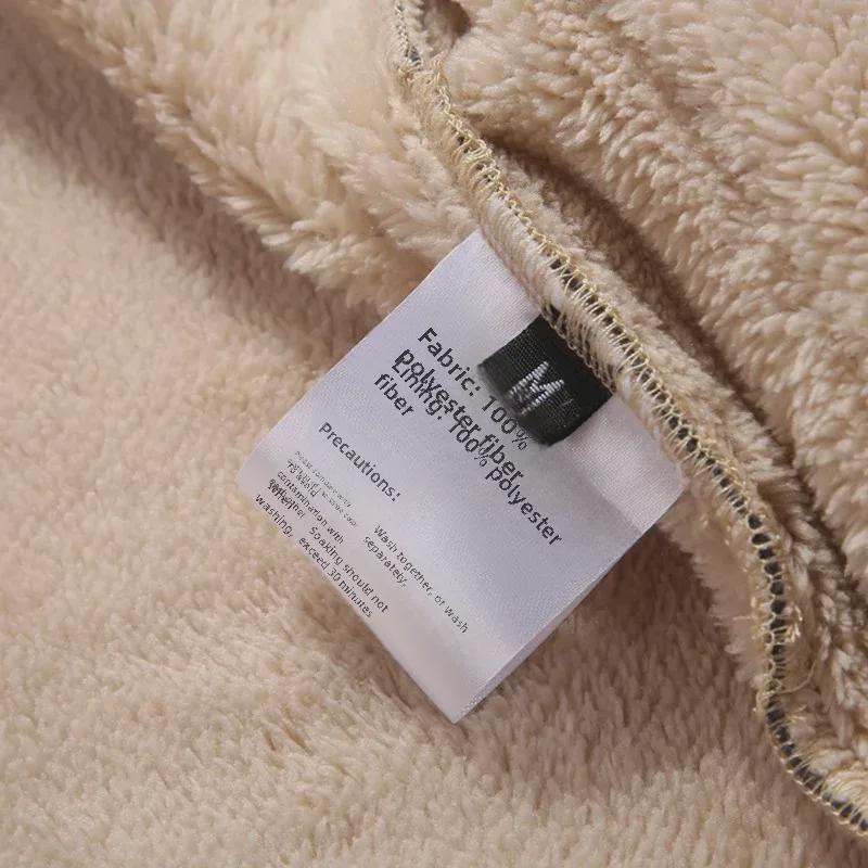 Мужской большой жилет из овчины: Повседневный толстый теплый жилет из серебристо-черного флиса, защищающий от холода и прилегающий.