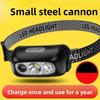 Super Bright Induction Headlight, Head-mounted Strong Light Headlight, Rechargeable, Ultra-light Portable Waterproof Headlight for Night Fishing