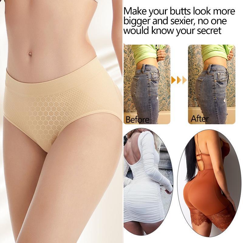 Женские трусики с подтяжкой ягодиц, дышащие бесшовные трусы с низкой талией, корректирующее нижнее белье для ягодиц