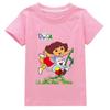 Children Cascual Tops Kids Cothes Cotton Baby Girls Short Sleeve Outerwear Summer Boys Cute T Shirt