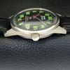 VINTAGE HMT JAWAN HAND-WINDING INDIAN MENS BLACK COLOR DIAL WATCH A700106-5 R201-a700106