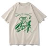 Praying Mantis Thanks for a Good Time Tshirt Dark Humor Men/women Clothing Harajuku Summer Cotton Graphic T Shirts for Day Gifts