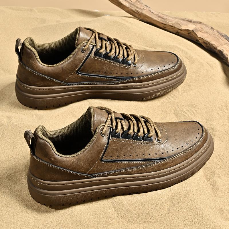 Классические новые мужские повседневные туфли из натуральной кожи, оксфордские туфли на толстой подошве, мужские деловые туфли, спортивная обувь для отдыха на открытом воздухе